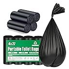 Portable Toilet Bags, TALTBREX 8 Gallon 