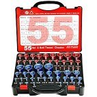 55 Pcs Nut and Bolt Thread Checker
