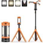 CAVN Rechargeable Camping Light with Tripod Stand  6ft Portable Detachable Lantern, 2200 LM