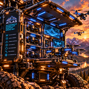 Autonomous Expedition Support Drone Bay