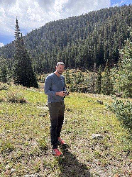 Craig Pulling out the Drone