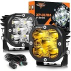 Auxbeam 3 Inch LED Pods, XP-Ultra Series Offroad LED Cube Light, 80W 9600LM Spot Beam