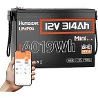 HumsiENK 12V 314Ah (300Ah) LiFePO4 Lithium Battery with Bluetooth