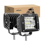 Nilight White LED Pods 2Pcs 3 Inch 42W