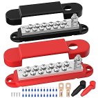 Power Distribution Block 12V 150A 1/4" Stud Marine Bus Bar