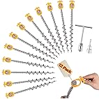 12 PCS Screw in Tent Stakes