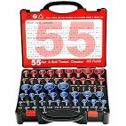 55 Pcs Nut and Bolt Thread Checker (25 Metric & 30 Standard)
