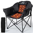 LILYPELLE Oversized Heated Camping Chair with 3 Heat Levels